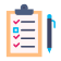 Ilustração de um checklist